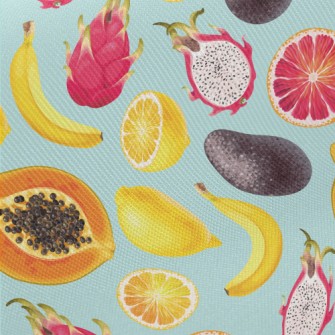 Tropical Exotic Fruits Twill
