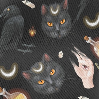Ghost Hand Black Cat Crow Inse Standard Corduroy