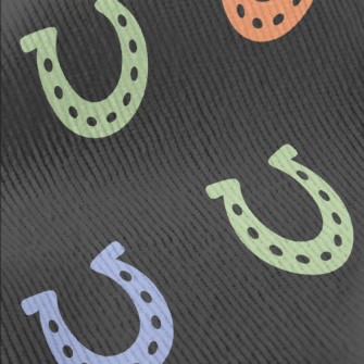 Colorful Horseshoe Pattern Standard Corduroy