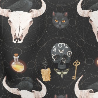 Ox Bone Potion Black Cat Key Stretch Ponte
