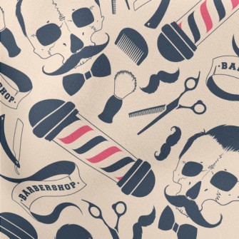 Barber Sign With Skull And Ute Stretch Ponte