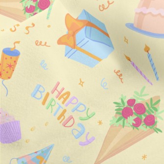 Birthday Cake Gift Firecracker Micro Fleece