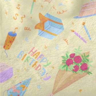 Birthday Cake Gift Firecracker Minky