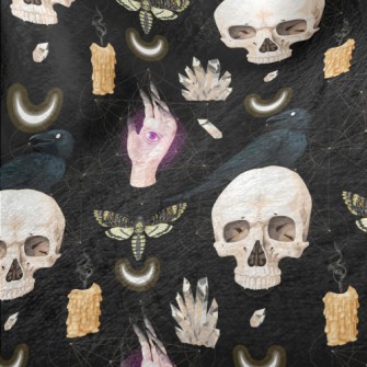 Skull Candle Crow Insect Ghost Minky