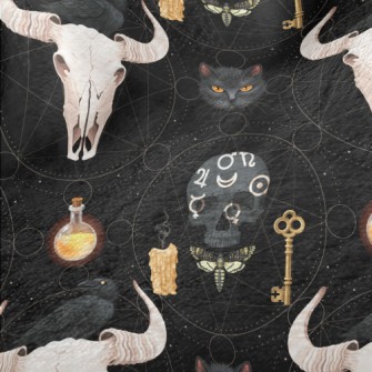 Ox Bone Potion Black Cat Key Minky