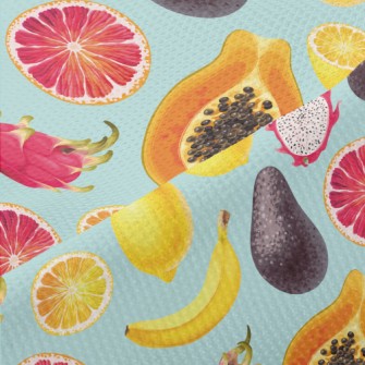 Tropical Exotic Fruits Piqué