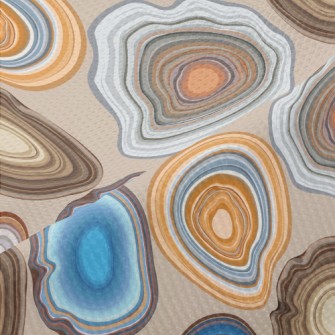 Geode And Agate Facet Patterns Piqué