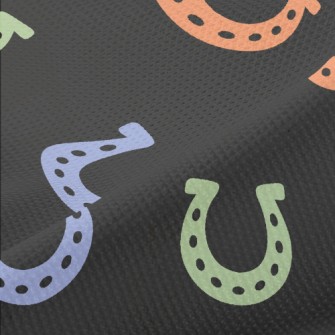 Colorful Horseshoe Pattern Piqué