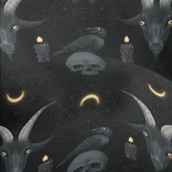 Skull And Candle Crow Goat Lightweight Performance Linen