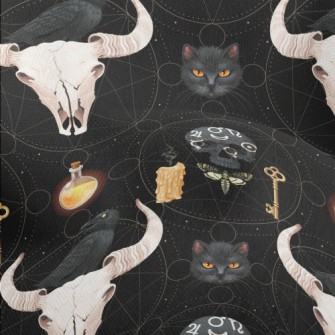Ox Bone Potion Black Cat Key Lightweight Performance Linen