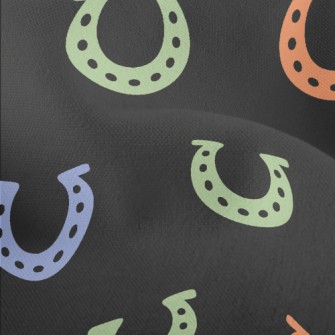 Colorful Horseshoe Pattern Lightweight Performance Linen