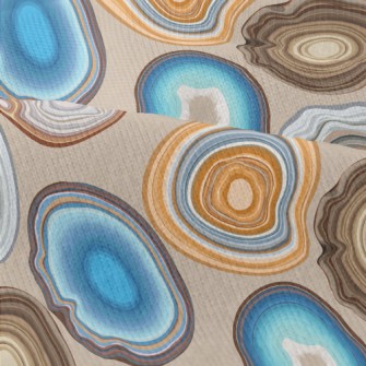 Geode And Agate Facet Patterns Modern Jersey