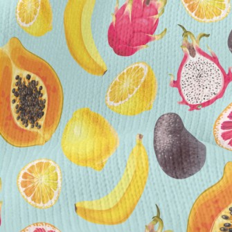 Tropical Exotic Fruits Stretch Jersey