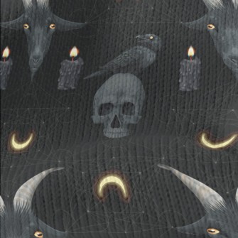 Skull And Candle Crow Goat Stretch Jersey