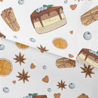 Blueberry Cake With Spices Waterproof Oxford