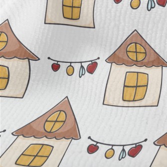 Hand Drawn Cute House And Chri Terry