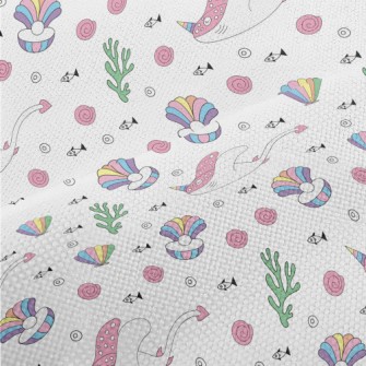 Colorful Unicorn Stingray And  Performance Linen