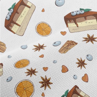 Blueberry Cake With Spices Performance Linen