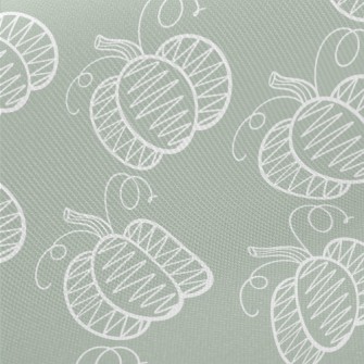 Simple Hand Drawn Pumpkin Twill