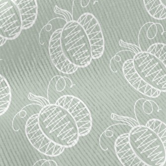 Simple Hand Drawn Pumpkin Standard Corduroy