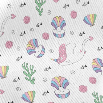 Colorful Unicorn Stingray And  Standard Corduroy