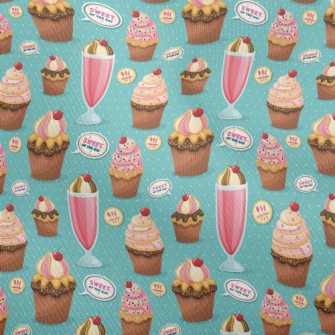 Sweet Cherry Drink And Cupcake Dobby