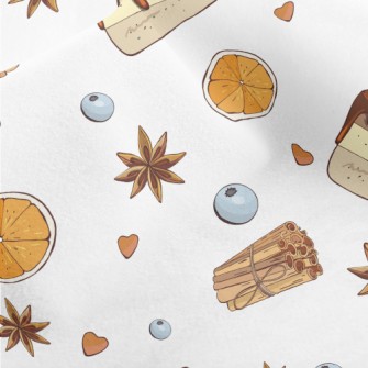 Blueberry Cake With Spices Micro Fleece