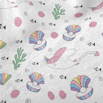 Colorful Unicorn Stingray And  Minky