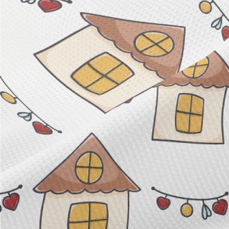 Hand Drawn Cute House And Chri Piqué