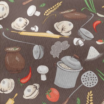 Kitchen Utensils And Ingredien Modern Jersey