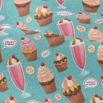 Sweet Cherry Drink And Cupcake Modern Jersey
