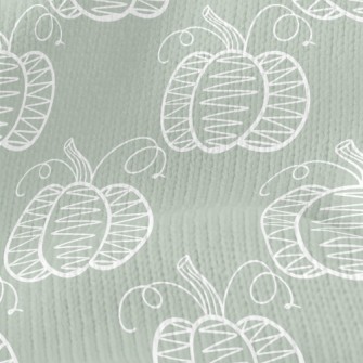 Simple Hand Drawn Pumpkin Stretch Jersey