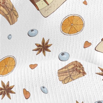 Blueberry Cake With Spices Stretch Jersey