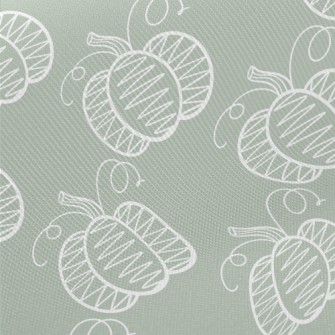 Simple Hand Drawn Pumpkin Midweight Cotton Poplin