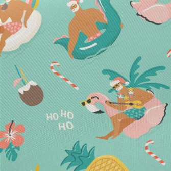 A Hot Tropical Christmas Midweight Cotton Poplin