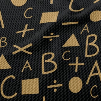 English And Mathematical Geome Birdseye Piqué