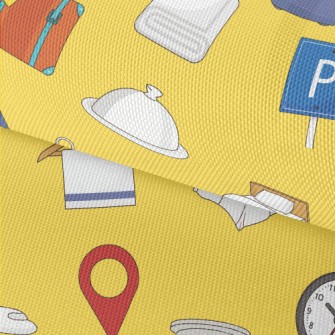 Hotel Service Pattern Waterproof Oxford