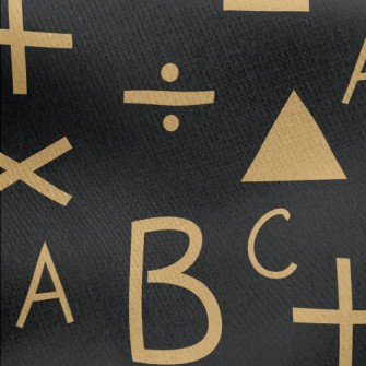 English And Mathematical Geome Jersey Backed Fleece