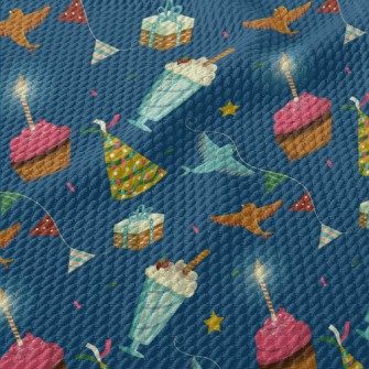 Warm Birthday Party Birdseye Piqué