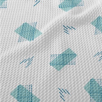 Rectangle Dots Birdseye Piqué