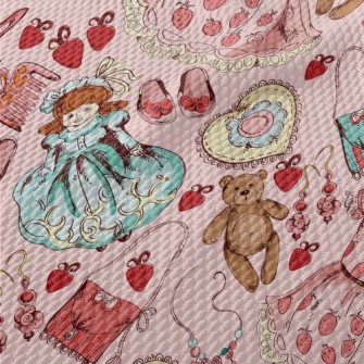 Princess Style Strawberry Dres Birdseye Piqué