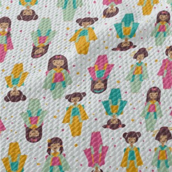 Japanese Kimono Girl Birdseye Piqué