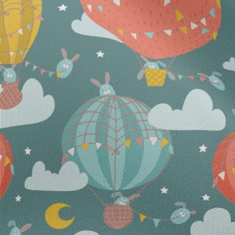 Huge Colorful Hot Air Balloon Chiffon