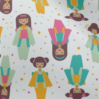 Japanese Kimono Girl Chiffon