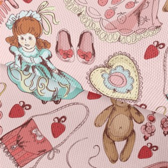 Princess Style Strawberry Dres Waterproof Oxford