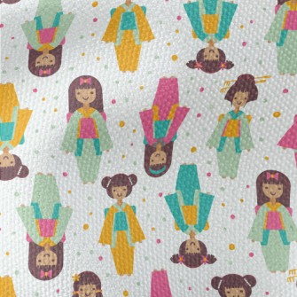 Japanese Kimono Girl Waterproof Canvas