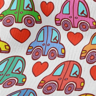 Colorful Love Car Terry