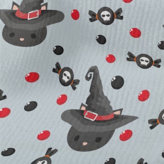 Black Cat In Witch Hat Terry