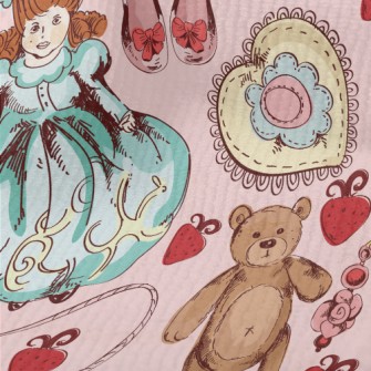 Princess Style Strawberry Dres Terry