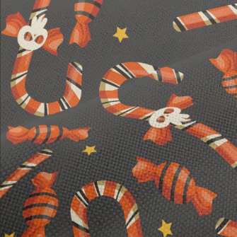 Skull Face Candy Cane Performance Linen